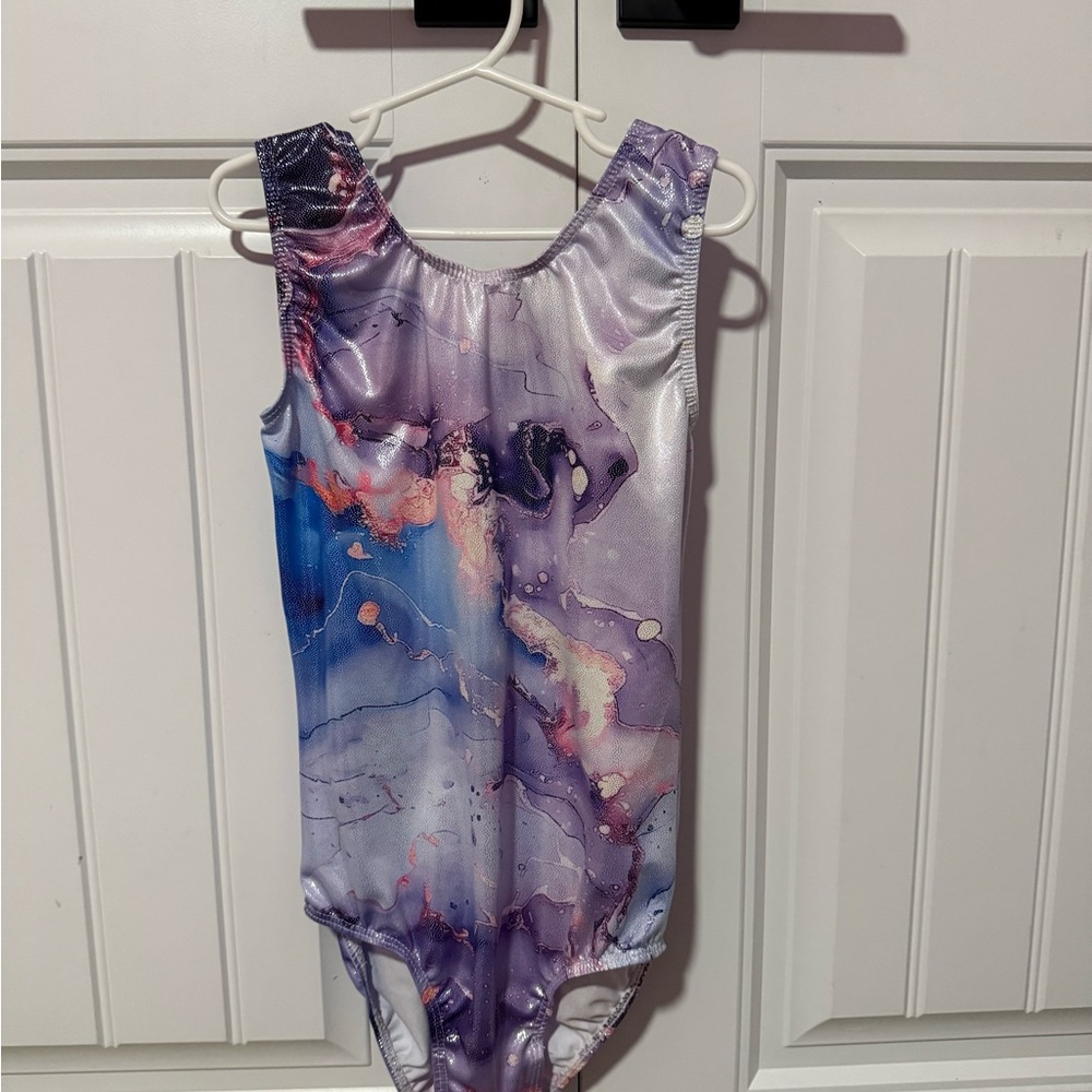 Purple and Blue Swirl Leotard